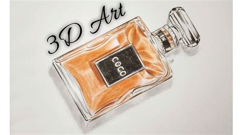 how to draw chanel perfume